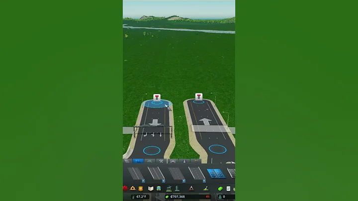 BEST Cities Skylines Highway entrance and Exit ( Vanilla) #shorts