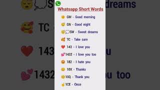 Whatsapp chatting short words #whatsappchatting #shorts screenshot 5