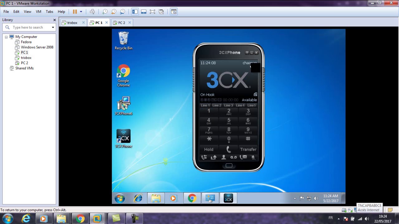 configuration de trixbox avec 3CXPHONES - YouTube