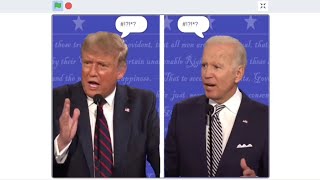 Trump takes on Biden in Scratch