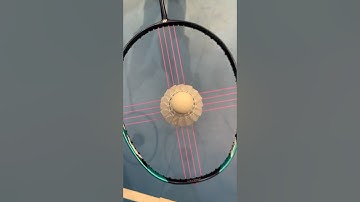 Sweet Spot Badminton Racket Trick Shot #badminton #badmintontrickshot #trickshots
