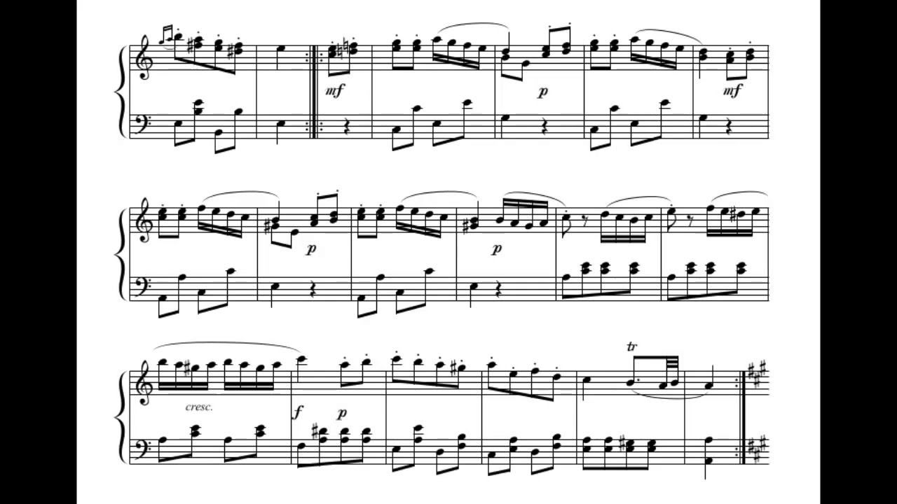 Mozart - Rondo Alla Turca (Turkish March)  | Piano Sheet Music | Classical Scores