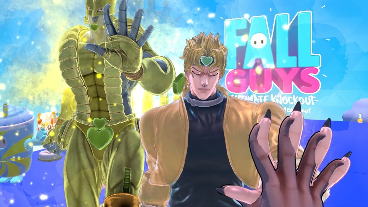 O Amor de Jotaro e Dio no Fall Guys VR - YouTube