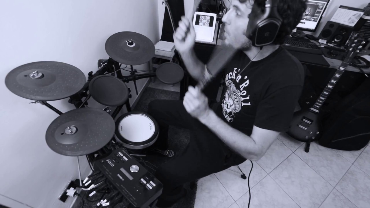 "Lipstick and Bruises" Lit Drum Cover by Kranos YouTube