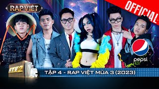 Rap Việt Mùa 3 - Tập 4: Đại chiến nón vàng trở lại, Liu Grace - Tez xuất trận | Rap Việt 2023