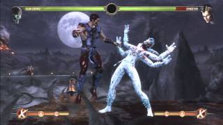 MK9 - Sub-Zero 47% & 60% Wall Combos 1.05 Wealth
