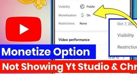 video monetization option not show in youtube studio|| dollar sign not showing in chrome yt studio||