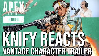 knify REACTS: Meet Vantage Apex Legends Character Trailer