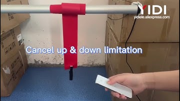 How to install inner WiFi + RF433 Smart Tuya Tubular Motor WiFi Roller Blind Motor Alexa Google