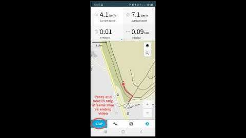 Use Komoot App to Record .gpx Route for Maps.video Website