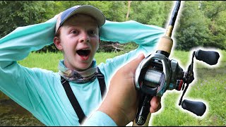 SURPRISING My Friend With His DREAM FISHING REEL!!!