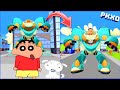 Pk xd  shinchan got mecha robot in pk xd