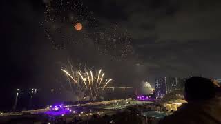 Happy new year 2023 fireworks at Okada Manila amazing view 😍
