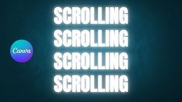 Crafting Seamless Scrolling NeonText Animation in Canva | Step-by-Step Guide