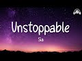 Sia  unstoppable lyrics