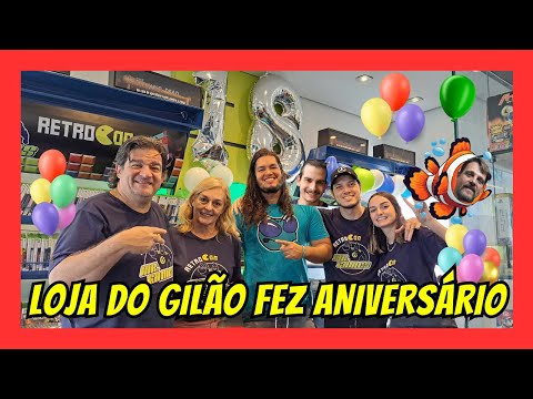 LOJA DO GILÃO FEZ ANIVERSÁRIO | VEJA COMO FOI