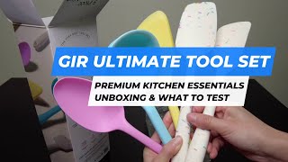 GIR: Get It Right - 5 Tool Set unboxing video - Award Winning Kitchen Essentials - Premium Silicone
