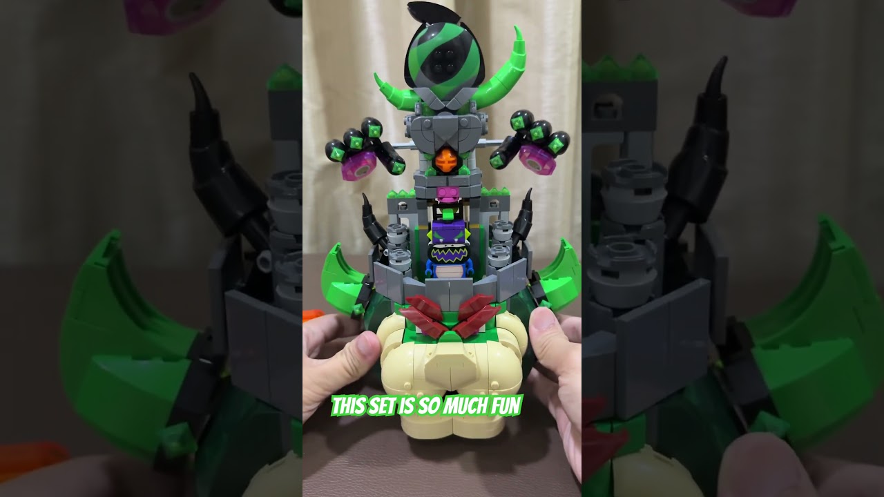 72042 Castle Bowser! This set is so much fun🤩 Love it! #legosupermario #supermariowonder #bowser