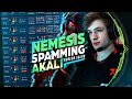 Nemesis ABUSING AKALI to 1000LP KOREA? This is why he is SPAMMING it...