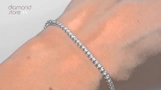 Diamond 2ct Tennis Bracelets Set In 18K White Gold - FDT23 4