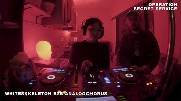 WHITESKKELETON B2B ANALOGCHORUS I Operation Secret Service I House, Acid, and Techno