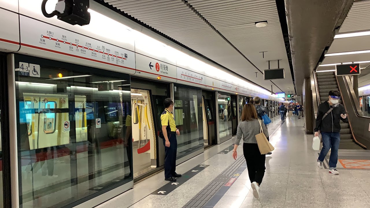 18/3/22 觀塘綫/荃灣綫C-Train因事故以中環為終點站 (尖沙咀至中環片段)