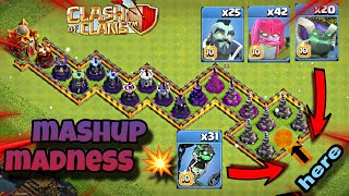 coc mashup troops madness vs wizard tower #coc #clashofclans #clashroyale #coclive #viral #cocgamers by COC with SANCHIT  3,035 views 4 months ago 47 seconds