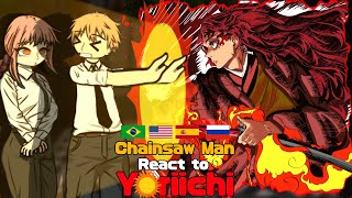 Chainsaw Man - React to yoriichi/Demon Slayer