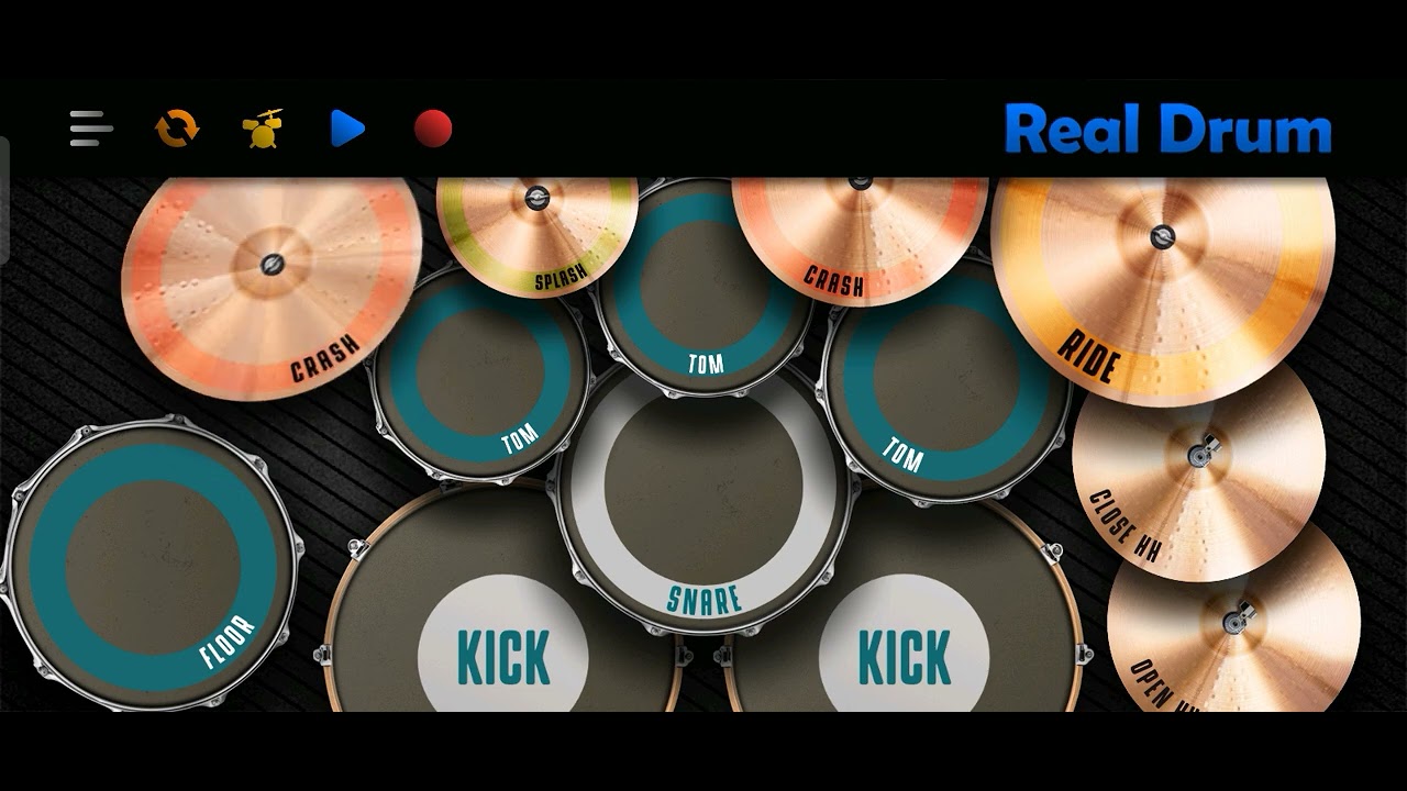 cara belajar real drum versi hp android YouTube
