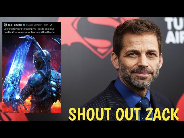 Zack Snyder Supports Blue Beetle: 'Representation Matters