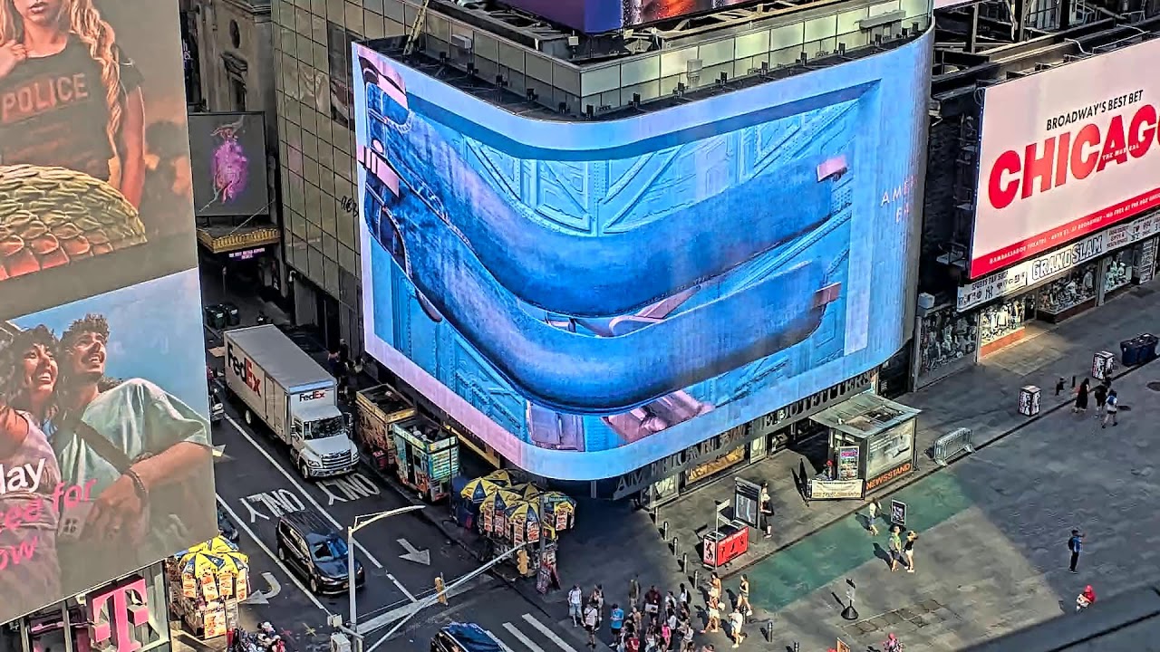 Times Square: 1540 Broadway View Live - YouTube