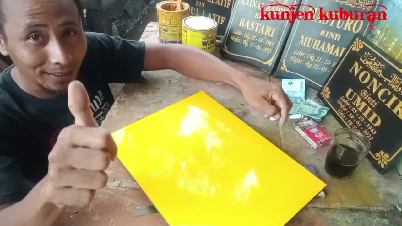 TUTORIAL CARA MEMBUAT PAPAN NAMA BATUNISAN BERBENTUK ALQURAN