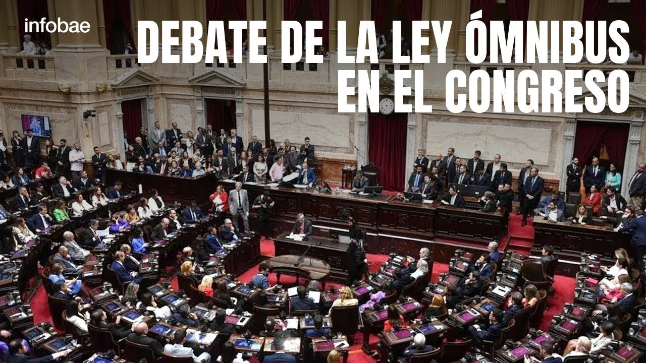Debate de la Ley Ómnibus en el Congreso: segunda sesión - YouTube