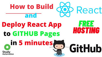 How to build and Deploy React App to GITHUB Pages in 5 Minutes | Free Webhosting | Lifetime Access