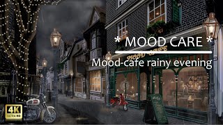 ASMR Rainy jazzy coffee shop in Ipswich UK , handpainted in Artrage by me ambience  with rain sound. screenshot 2