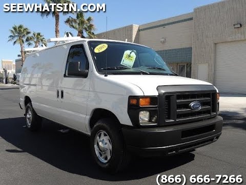 2008 Ford E250 Cargo Van for sale - Fully loaded - pristine - 60 available  B60552 Cargo Vans - YouTube