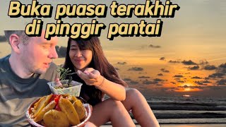 Buka puasa terakhir di pinggir pantai sebelum mudik