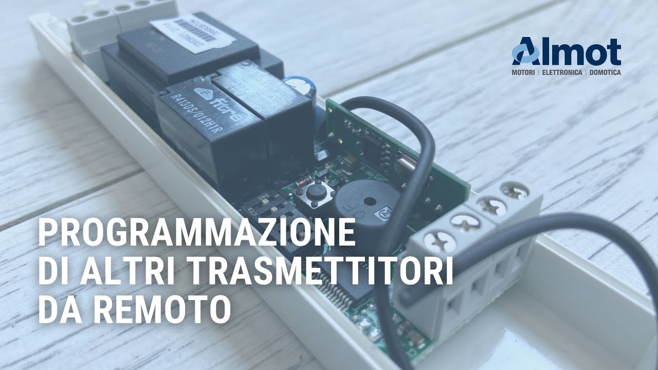 Programmazione di altri trasmettitori da remoto | Almot