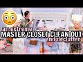 DREAM MASTER CLOSET PART 1 | EXTREME CLOSET CLEANOUT 2020 | DISASTER CLEAN WITH ME!