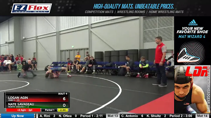 Mat 8 113 Logan Agin Ohio 1 Vs Nate Savageau North...