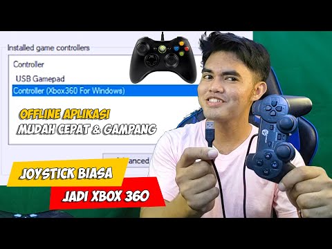 Begini cara mengubah joystick usb gamepad biasa menjadi XBOX 360 | APLIKASI OFFLINE