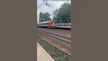EMR Class 158 THUNDERS through Levenshulme #train #trainspotting #shorts