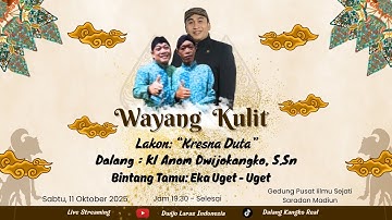 🔴LIVE WAYANG KULIT DALANG KI ANOM DWIJOKANGKO, S.Sn "KRESNA DUTA" BT. CAK YUDHO CS