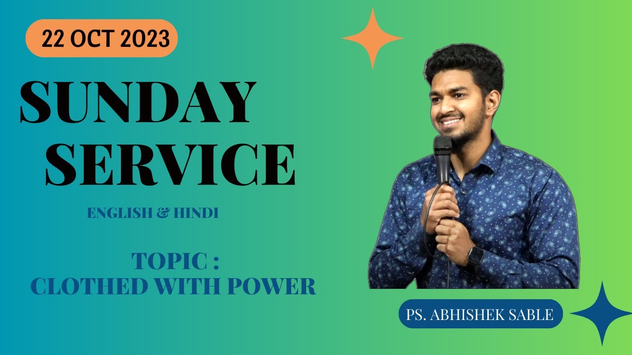 sunday-service-topic-clothed-with-power-eng-hin-by-ps