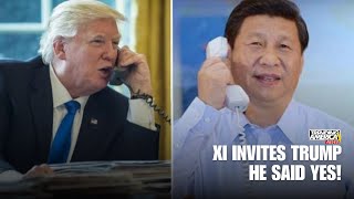 Trump Says His Phone Call With China’s Xi Was very Good Accepts Invitation To Visit Beijing In April