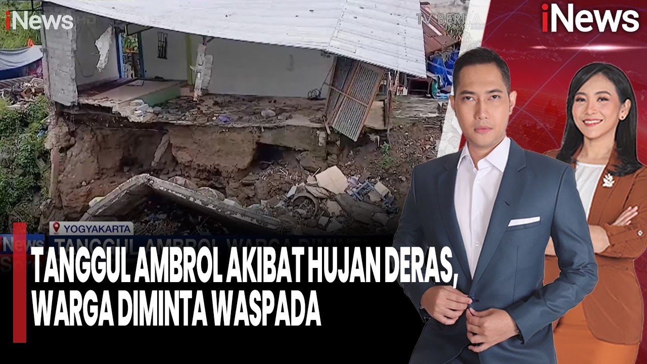 Diguyur Hujan Deras, Tanggul Ambrol! Warga Diminta Waspada! | iNews Sore (19/01)