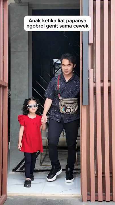 Respon anak ketika bapaknya ngobrol genit sama cewek #reels #alfysaga