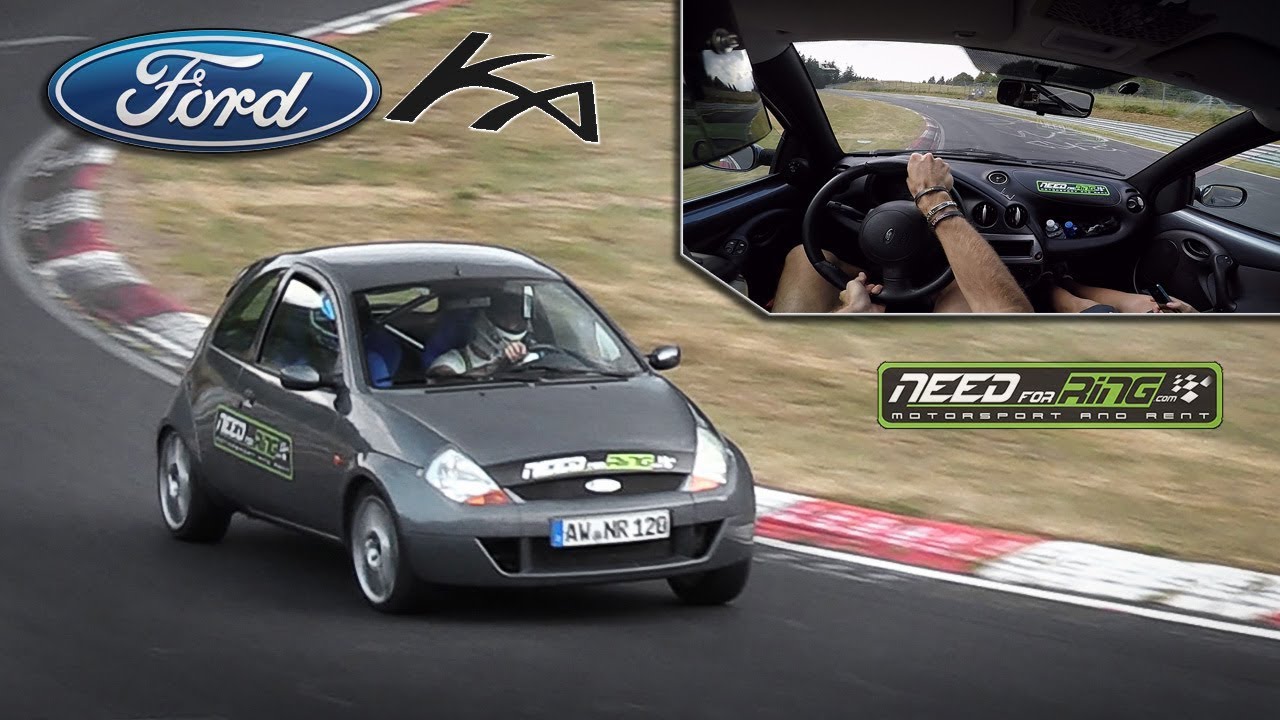 OnBoard POV in a Ford SportKa at the Nürburgring (Nordschleife + Sprintstrecke) [SUB ENG]