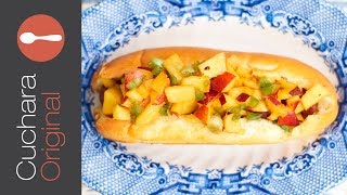 Hot Dogs con Relish de Nectarina y Jalapeño