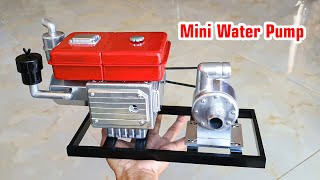 How to make Mini Water Pump Engine from PVC pipe